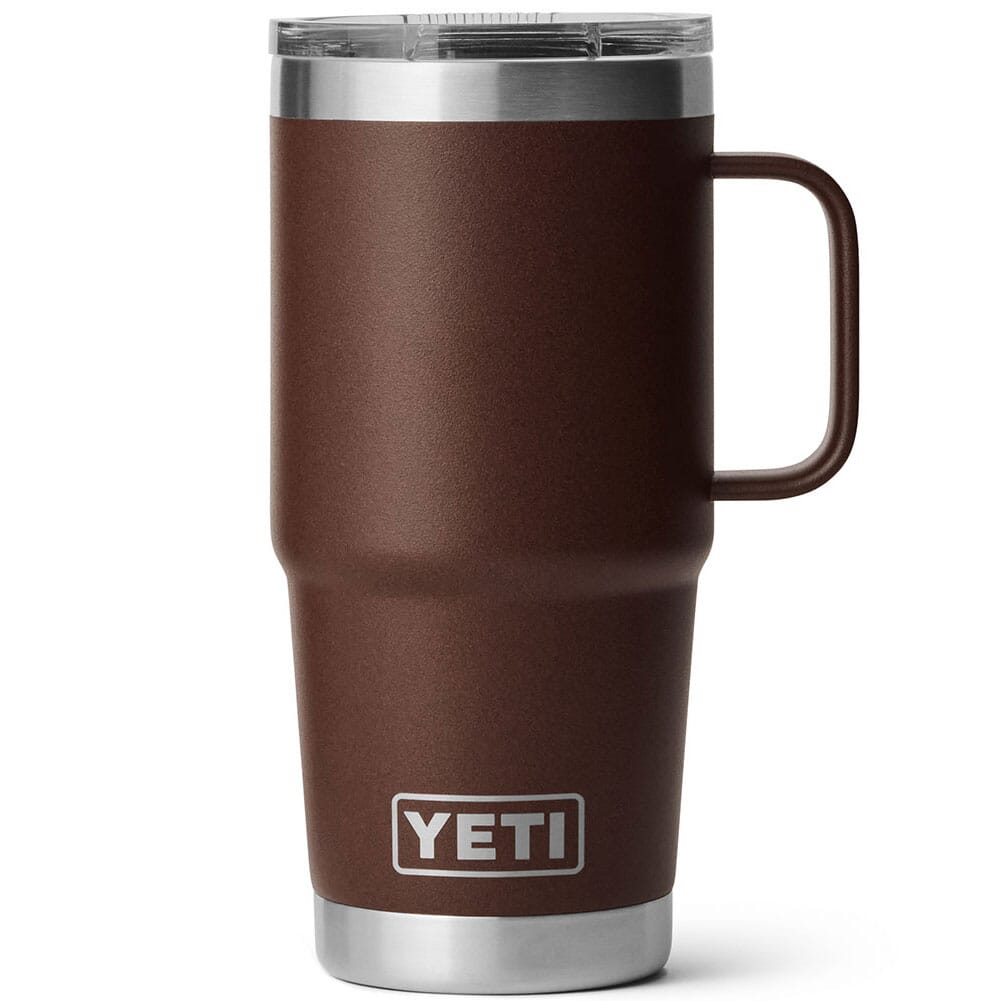 YETI Rambler Travel Mug ブラウン Yeti 20oz Rambler Travel Mug with Lid - Wetlands Brown