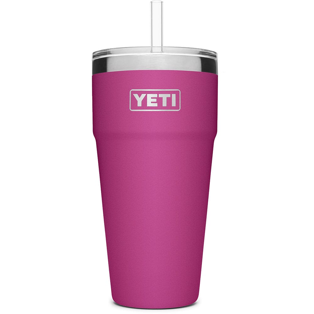 Yeti Rambler Tumblers 26oz. Straw Cup - Prickly Pear Pink