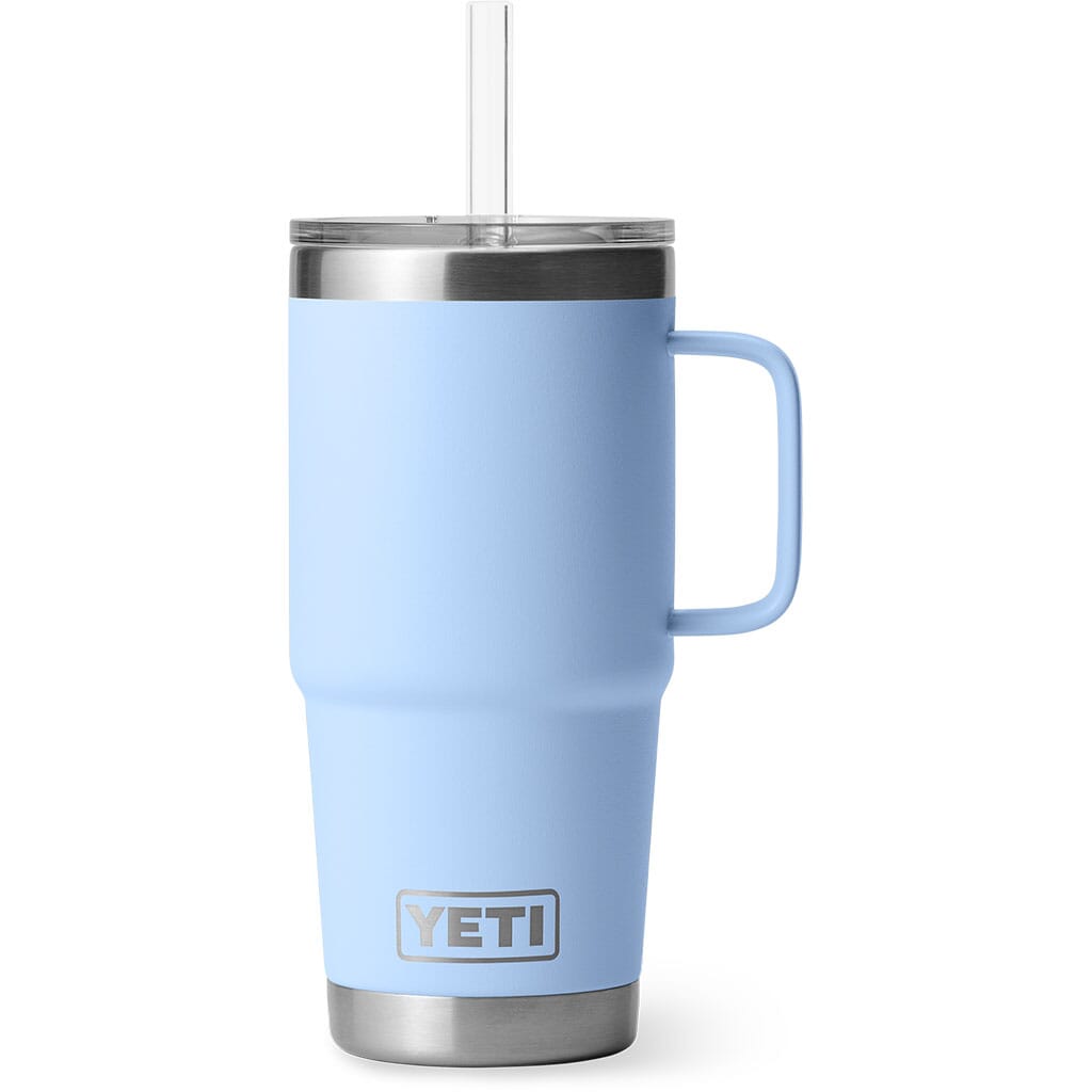 Yeti Rambler 25oz Straw Mug - Big Sky Blue | elliottsboots